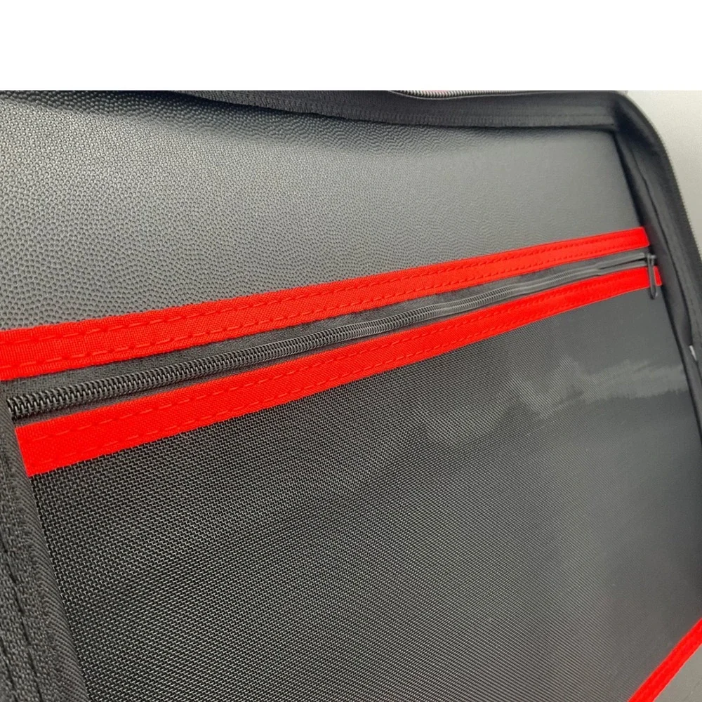 Five Star Xpanz 2 Inch Zipper Binder 380 Sheet Capacity Black Red New
